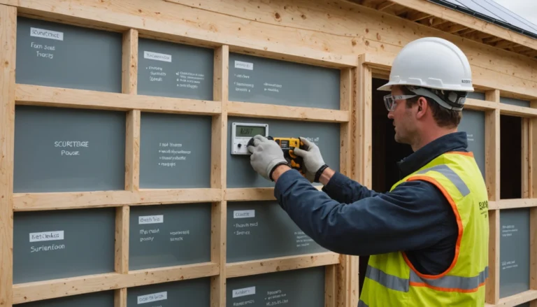 fixation sur mur avec isolation extérieure