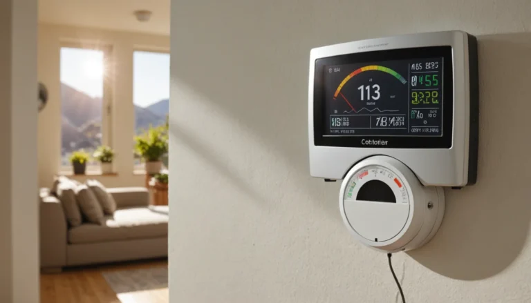 compteur de production solaire avec affichage digital