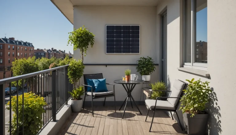 panneau solaire pour balcon appartement
