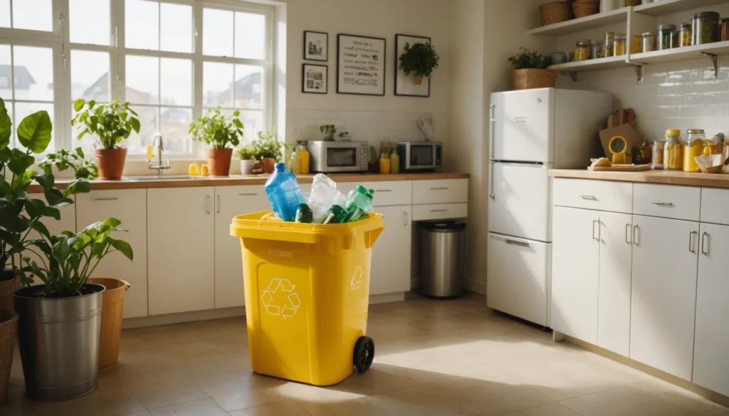 recyclage sac jaune